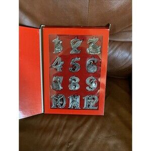12 Days Of Christmas Ornament Set